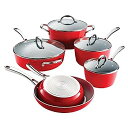 【中古】【輸入品・未使用】Tramontina 10 Pc 冷間鍛造インダクション セラミック調理器具セット (80110/032DS)