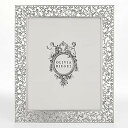 【中古】【輸入品・未使用】Olivia Riegel Isadora オーストリアクリスタル 8x10 シルバーピューターフレーム 8x10