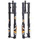 【中古】【輸入品 未使用】BUCKLOS 26/27.5/29インチ 電動マウンテンバイク エアサスペンション 反転ダウンヒルフォーク スルーアクスルブースト 15x110mm トラベル140/180