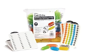 yÁzyAiEgpzDotz Cord ID Pro Cord and Cable Identification System, 100 Count Bag, Assorted Colors (DCI151M) by Dotz