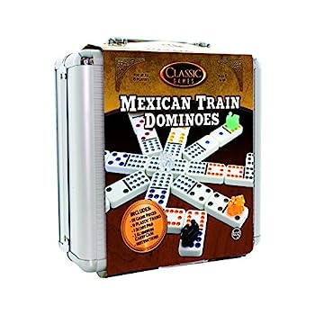 【中古】【輸入品 未使用】TCG Toys Mexican Train with Aluminium Case Dominos Game