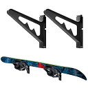 【中古】【輸入品・未使用】Poskad スノーボード ウォールマウントラック ディスプレイウォールホルダー 調節可能なストレージレイヤー 省スペースデザイン ホーム&ガレージ