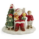 【中古】【輸入品・未使用】Spode ? クリスマスツリー クリスマスビレッジ サンタと子供-2.5インチ x 2インチ フィギュア