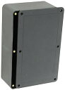 BUD Industries CU-3286 Plastic Style A Utility Box, 10-9/64 Length x 6-9/64 Width x 3-1/8 Height, Black Texture Finish by BUD Industrie