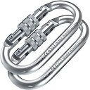 【中古】【輸入品・未使用】クライミングカラビナ ? UIAA & CE定格25kN 5620ポンド ? 高耐久、頑丈な地形承認ロックカラビナクリップ ? 産業用...