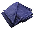 【中古】【輸入品・未使用】引っ越し収納パッキングブランケット - スーパーサイズ 40インチ x 72インチ プロフェッショナル キルト 出荷 移動家具パッド (1、ブルー)