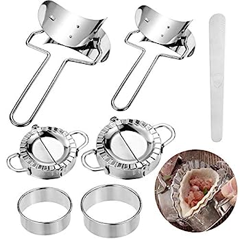 【中古】【輸入品・未使用】ステンレススチール製ダンプリングメーカー 7点セット 簡単ダンプリングメーカー カッター ダンプリング型 パイ ラビオリ エンパナダ ペストリー