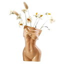 【中古】【輸入品・未使用】フェミニンなボディ花瓶 フェミニンなカーブ花瓶 ユニークな着せ替えの外観 装飾花瓶 クリエイティブな花びん モダンなボヘミアンホームデコレー