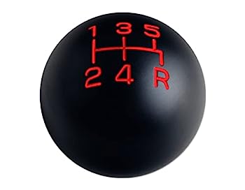 【中古】【輸入品・未使用】DEWHEL 5速インプリント マニュアルトランスミッションシフトノブ ブラック..