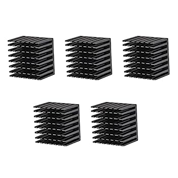 【中古】【輸入品・未使用】DMiotech 5パック 28 x 28 x 20 mm アルミニウム合金ラジエーター 電子冷却..