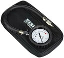 【中古】【輸入品 未使用】VIAIR 90059 2.5 Tire Gauge with Hose (0 to 15 PSI - Storage Pouch)