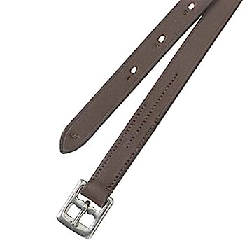 yÁzyAiEgpz(3/4inX48in) - Camelot Children Stirrup Leathers Brown