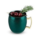 【中古】【輸入品・未使用】Twine Rustic Holiday:モスコミュールマグ、エメラルド、1(4)