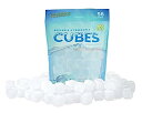 【中古】【輸入品・未使用】Urban Essentials 再利用可能アイスキューブ - クイックフリーズクリアプラスチックスクエアアイスキューブ 再密封可能なバッグ付き 56個パック