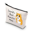 【中古】【輸入品・未使用】BDPWSS ハムスター メイクアップバッグ ハムスター ママ ハムスター愛好家ギフト ハムスター ママギフト, ハムスター ママ ベ...