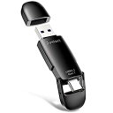 【中古】【輸入品・未使用】Jostart 128GB 550MB/s 読み取りSSD ソリッドステートフラッシュドライブ USB 3.2 460MB/s 書込み...
