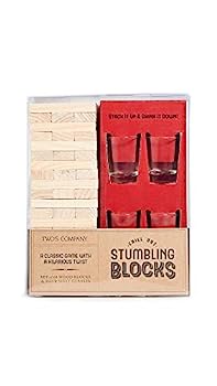 šۡ͢ʡ̤ѡTwo's Company 51812 Stumbling Blocks 4 Shot Glasses and 60 Pieces
