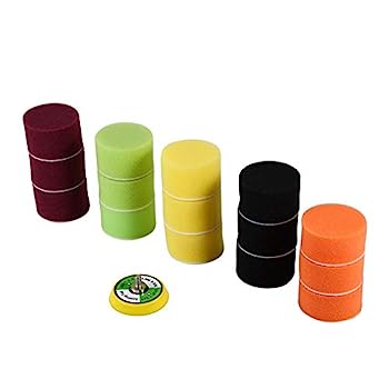 【中古】【輸入品・未使用】Senyar カーバフ&研磨パッドキット 16ピース 2インチ スポンジフラット研磨バフパッドセット エアサンダー カーポリッシャー スレッド-M6X1