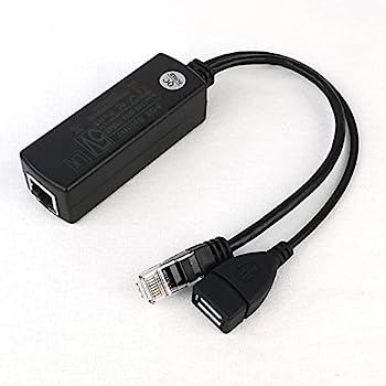 【中古】【輸入品・未使用】DSLRKIT ギガビット イーサネット アクティブ PoE スプリッター 48V - 5.2V 2.4A USB メス タイプA ポート付き 【中古】【輸入品・未使用】DSLRKIT ギガビット イーサネット アクティブ PoE スプリッター 48V - 5.2V 2.4A USB メス タイプA ポート付き