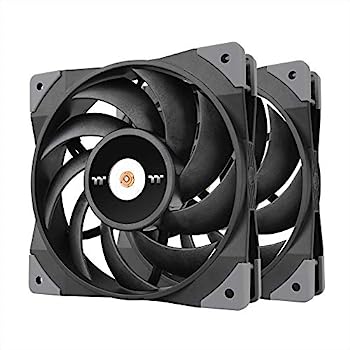 【中古】【輸入品・未使用】Thermaltake TOUGHFAN 14 ブラック PWM 500~2000rpm 制御 高静圧 140mm 円..
