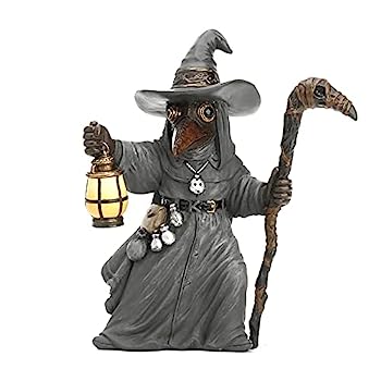 【中古】【輸入品・未使用】Veronese Design 高さ5 1/2インチ ペスト 魔法使い ミアスマ 医師 スチームパンク 置物 樹脂彫刻 手塗りフィギュア