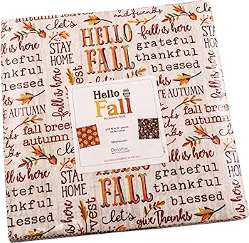 Jessica Flick Hello Fall 10X10パック 42 25.4cm 正方形 レイヤーケーキBenartex