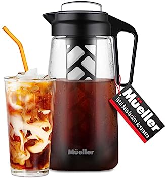 【中古】【輸入品・未使用】Mueller (ミューラー) コールドブリューコーヒーメーカー 2クォート 高耐久 トライタンピッチャー アイスコーヒーメーカー ティーブリューワー