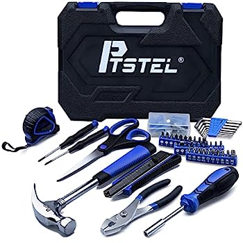 【中古】【輸入品・未使用】一般的なハンドツールセット、ホーム/自動車修理基本ツールキットセット、ソリッドキャリーツールボックス付き(118個)