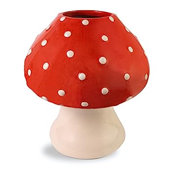 【中古】【輸入品・未使用】ban.do 装飾マッシュルーム花瓶 トレンディなフラワー花瓶 コテージコアルームデコレーション ユニークなセラミック花瓶 ホーム/キッチン/オフィ 【中古】【輸入品・未使用】ban.do 装飾マッシュルーム花瓶 トレンディなフラワー花瓶 コテージコアルームデコレーション ユニークなセラミック花瓶 ホーム/キッチン/オフィ