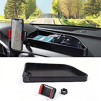 【中古】【輸入品・未使用】Jimen カマロ電話ホルダー センターコンソールダッシュトレイオーガナイザ..