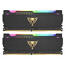 【中古】【輸入品・未使用】Patriot Memory パトリオットメモリ Viper Steel RGB DDR4 3200MHz PC4-25600 16GBデュアルキット (8GBx2枚) デスクトップ用メモリ PVSR416G320C(2)