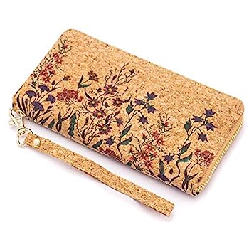 【中古】【輸入品・未使用】コルクジッパー財布 女性用 ハンドメイド エコフレンドリー ギフト 持続可能なビーガンバッグ マネーオーガナイザー