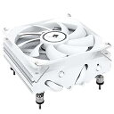 【中古】【輸入品・未使用】Thermalright AXP90-X47 ホワイト ロープロファイルCPUエアクーラー 90mm TL-9015W PWMファン付き ヒートパイプ4本 高さ47mm AMD AM4/Intel LGA(2)