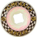 【中古】【輸入品・未使用】Slime Balls スケートボードホイール 55mm ソーサー 95A ホワイト