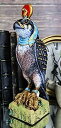 【中古】【輸入品・未使用】Ebros Gift エジプト神 ホラス ファルコン鳥 象形文字ベースに立つPschent Crown 置物 高さ8インチ 古代宗教 神々とエジプトの女神 コレクターズ