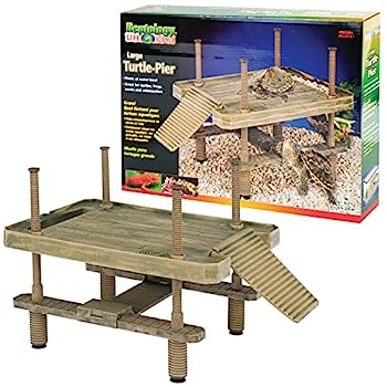 【中古】【輸入品 未使用】Penn Plax Decorative Turtle Pier Floating/Basking Platform, Large by Penn-Plax