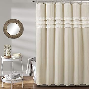 yÁzyAiEgpzCiel Tassel Shower Curtain Neutral 72X72