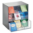 【中古】【輸入品・未使用】mDesign プラスチックキッチンパントリー キャビネット カウンタートップオーガナイザーストレージ 引き出し3つ付き コーヒー 紅...