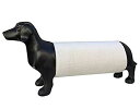 【中古】【輸入品・未使用】Weiner ダックスフンド 犬 ペーパータオルホルダー ブラック エレガント キッチン装飾 ギフトに最適 ダックススタスティック