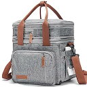 【中古】【輸入品・未使用】MOV COMPRA Movcompra 大人用 断熱ランチボックス 仕事用 拡張可能 大型ランチバッグ レディース メンズ 漏れ防止...