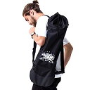 【中古】【輸入品・未使用】inktells ヒップホップスケートボードバックパックバッグ メンズ ボーイズ 調節可能なショルダーストラップ2本付き 防水スケートボードバックパ