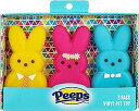 【中古】【輸入品・未使用】Peeps for Pets イースター 犬 おもちゃ ぬいぐるみ ビニール きしむようなバニー 複数色 (バニービニール3個パック、マルチ)(4)
