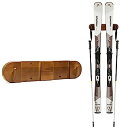 【中古】【輸入品・未使用】QMYBROW スキー+スノーボード 壁収納 ディスプレイラック ガレージ スキーマウント