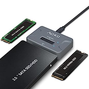 【中古】【輸入品・未使用】M.2 - USB-C 3.2(10Gbps)ドッキングステーション 2.5インチSATAリーダーアダプターコンバーター M.2 PCIe NVMe & M.2 SATA NGFF SSD 2.5インチSATAドライブ用【メーカー名】AOKO【メーカー型番】M2 SATA/NVMe or 2.5'' SATA Read【ブランド名】AOKO【商品説明】M.2 - USB-C 3.2(10Gbps)ドッキングステーション 2.5インチSATAリーダーアダプターコンバーター M.2 PCIe NVMe & M.2 SATA NGFF SSD 2.5インチSATAドライブ用当店では初期不良に限り、商品到着から7日間は返品を 受付けております。こちらは海外販売用に買取り致しました未使用品です。買取り致しました為、中古扱いとしております。他モールとの併売品の為、完売の際はご連絡致しますのでご了承下さい。速やかにご返金させて頂きます。ご注文からお届けまで1、ご注文⇒ご注文は24時間受け付けております。2、注文確認⇒ご注文後、当店から注文確認メールを送信します。3、配送⇒当店海外倉庫から取り寄せの場合は10〜30日程度でのお届けとなります。国内到着後、発送の際に通知にてご連絡致します。国内倉庫からの場合は3〜7日でのお届けとなります。　※離島、北海道、九州、沖縄は遅れる場合がございます。予めご了承下さい。お電話でのお問合せは少人数で運営の為受け付けておりませんので、メールにてお問合せお願い致します。営業時間　月〜金　10:00〜17:00お客様都合によるご注文後のキャンセル・返品はお受けしておりませんのでご了承下さい。