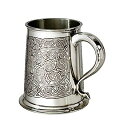 【中古】【輸入品 未使用】Wentworth Pewter Celtic Spirals 1pt Pewter Tankard