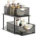 【中古】【輸入品・未使用】Sorbus 2段シンク下オーガナイザーバスケット メッシュスライド引き出し付き キャビネット、カウンタートップ、パントリー、デスクトップ、バス