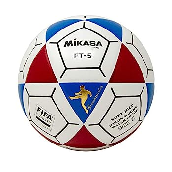 【中古】【輸入品・未使用】Mikasa FT5 ゴールマスター サッカーボール ブルー/レッド/ホワイト サイズ5