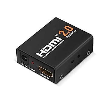 【中古】【輸入品・未使用】Flashmen HDMIブースター 2.0 4K2K 1080P 3D HDMIアンプ リピーター HDMI電源信号アンプ ブースター 18Gbps 帯域幅 HDCP 2.2 最大60m/200フィー