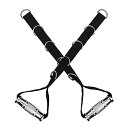 【中古】【輸入品・未使用】J Bryant Fitness メタルジムハンドル マルチDリングハンドル 高耐久 アルミ合金ハンドルグリップ 丈夫なワークアウトハ...