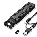 yÁzyAiEgpzReletech M.2 SSD |[^u USB3.1 Type-C 10Gps n[hhCuP[X NVMe/SATA 2vgRΉ MacBook SSD Enclosure Gen 2 (10Gbps) to